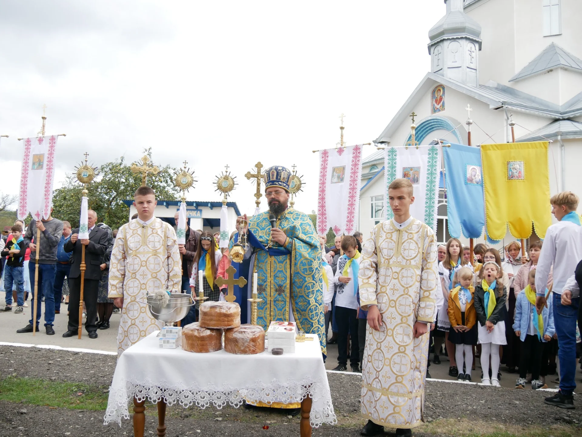 У Кричківському старостинському окрузі відкрили та освятили Алею Слави
